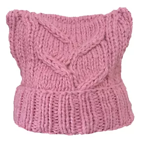 Cappello BomHCS invernale lavorato a maglia berretto donna diritti marzo pussycat berretto fatto a mano - Foto 1 di 19