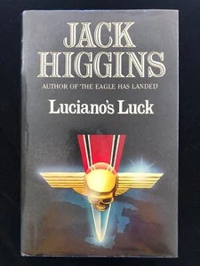 Jack Higgins / LUCIANO'S LUCK 1st Edition 1981 War Thriller Novel Uk - Picture 1 of 5