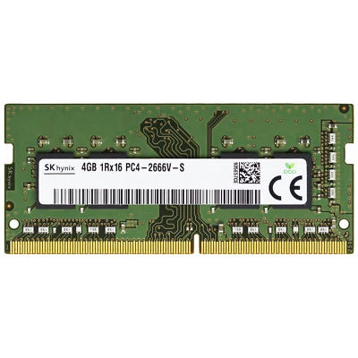 Hynix 4GB DDR4 2666 MHz PC4-21300 SODIMM 260-Pin 1Rx16 Laptop Memory RAM 1x 4G - Image 1 of 2