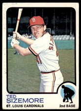 1973 TOPPS TED SIZEMORE ST. LOUIS CARDINALS #128