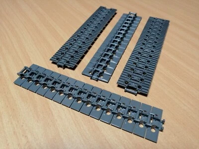LEGO Technic 60 Stück Kettenglieder dunkelgrau Raupenkette / Technik - Bild 1 von 4