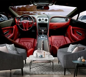 3D Automotive Interior G45 Transport Wallpaper Mural Self-adhesive Removable Wen - Photo 1 sur 7