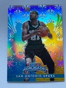 2013-14 Crusade Teal Tim Duncan Basketball Card 59/249