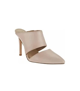 H by Halston Scarlett Sand Nude Leather Slip On Pointed Toe Heel. Size 6M New - Picture 1 of 8