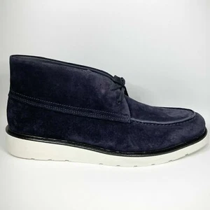 Vince WAYDE Chukka High Top Sneaker Navy Suede Size 12 - Picture 1 of 6