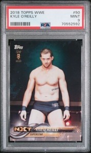 2018 WWE Topps Kyle O'Reilly RC #50 - PSA 9 MINT - POP 1