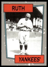 Topps 2021 Throwback Thursday #TBT Babe Ruth New York Yankees #105