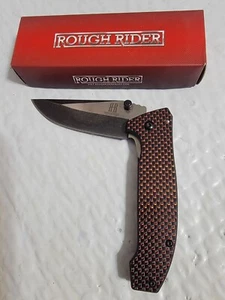 ROUGH RIDER UPTOWN ASSISTED OPENER FRAMELOCK POCKET KNIFE # RR1826 - Picture 1 of 8