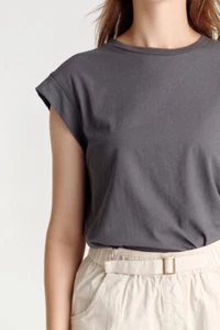 OJAY Dropped-Shoulder Crop Top - Picture 1 of 28