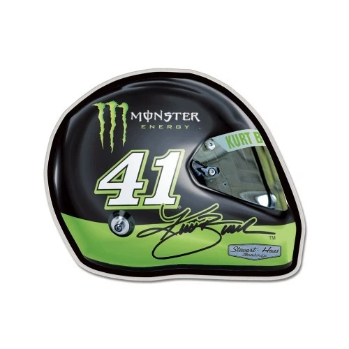 Kurt Busch 2018 Wincraft #41 Monster Energy Helmet Pin Carded FREE SHIP! - Image 1 of 1