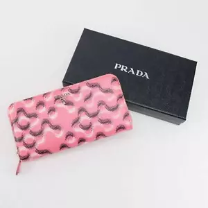 Prada - Zip Around Long Saffiano Leather Wallet - Wallet - Picture 1 of 20
