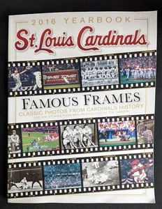 St Louis Cardinals Baseball 2016 Yearbook FAMOUS FRAMES - Picture 1 of 4