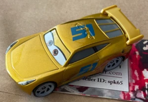 Disney Pixar Cars Gold Racing Cruz Mattel THAI Authentic Diecast LOOSE SAVE10%+ - Picture 1 of 2