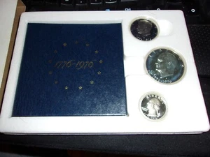 1976 Bicentennial (3 pc. Silver U.S. Proof Set) - Picture 1 of 5