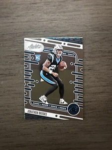 2024 Absolute Jonathon Brooks BLUE FOIL RC #148 Carolina Panthers - Picture 1 of 2