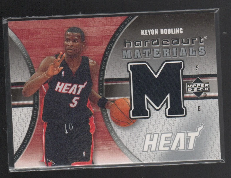 KEYON DOOLING 2005-06 UPPER DECK HARDCOURT MATERIALS CARD #HM-KD - Image 1 of 1