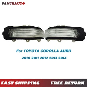 2PCS For TOYOTA COROLLA AURIS 2010-2014 LH RH Side Mirror Turn Signal Light New - Picture 1 of 8
