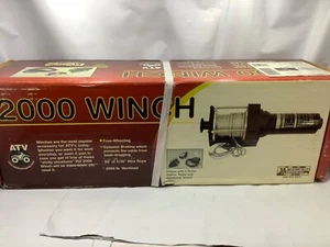 ATV/UTV Winch Kit 2000 lb With Switch Relay And Roller 50 Ft Cable 75-4020 - Picture 1 of 7