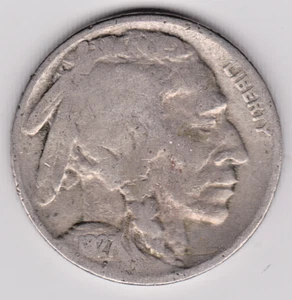 Buffalo Nickel 1927 en muy buen estado stk BN 800 - Imagen 1 de 5