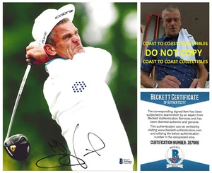 Jesper Parnevik PGA Golfer signed Golf 8x10 Photo proof Beckett COA autographed. - Picture 1 of 3