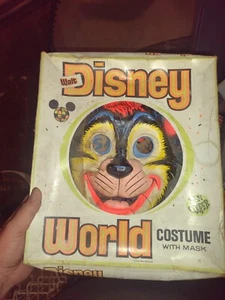 Vintage 60er Jahre Ben Cooper Walt Disney Maske und Kostüm - Bild 1 von 1