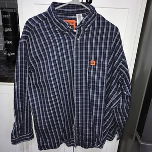 Camisa WRANGLER FR XL REG RIGGS ROPA DE TRABAJO a cuadros RKH 14 L gruesa equipo resistente al fuego - Imagen 1 de 7
