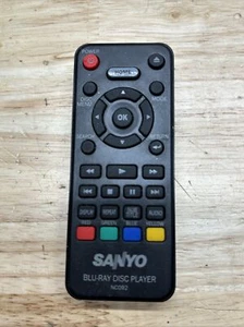 Mando a distancia OEM Sanyo NC092 para reproductor de discos Blu-ray probado  - Imagen 1 de 5