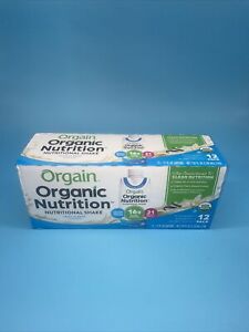 Orgain Organic Vegan Plant Based Nutritional Shake Vanilla 12 pack