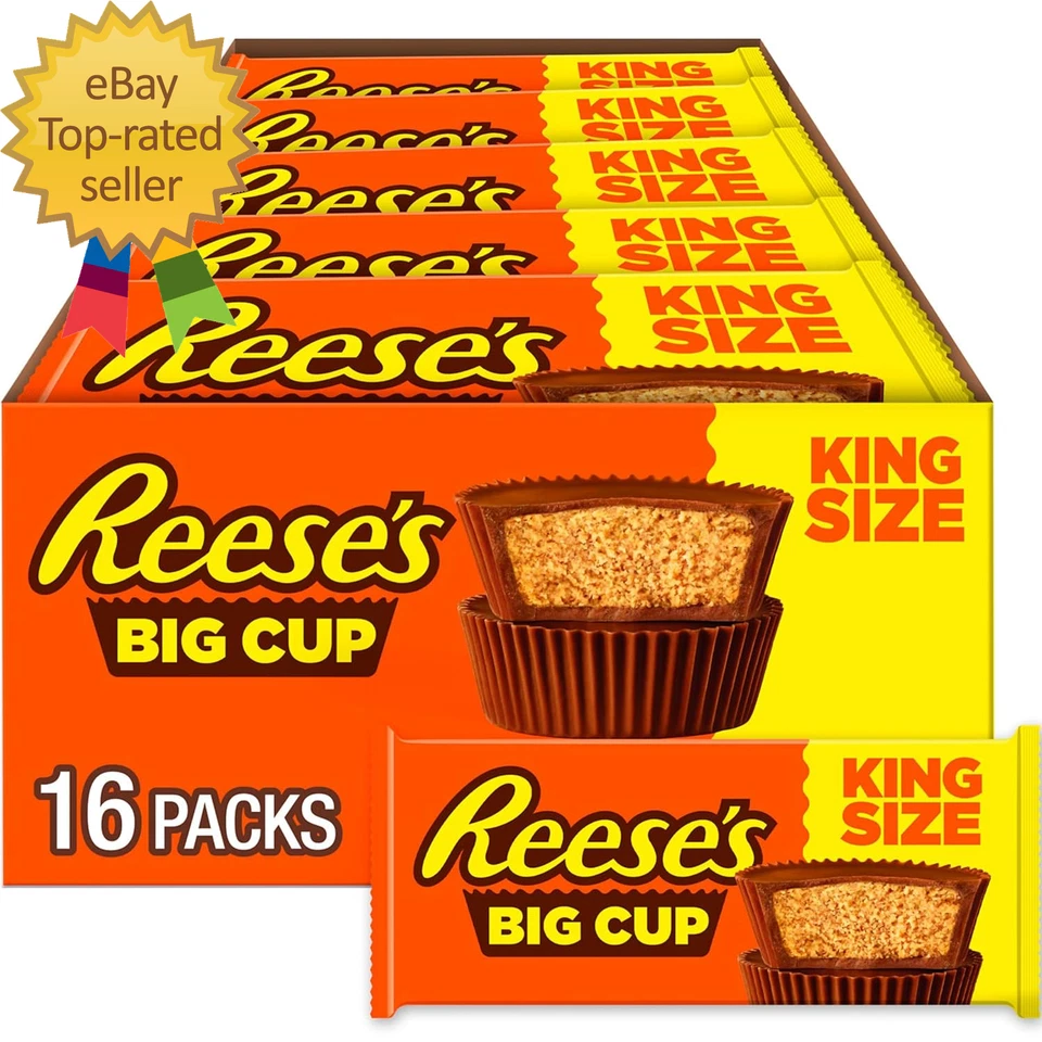 Reese's Peanut Butter Big Cup King Size (pack of 16)