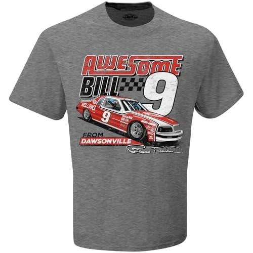 Camiseta gris Bill Elliott #9 NASCAR impresionante Bill de Dawsonville firma Foto 1 de 1