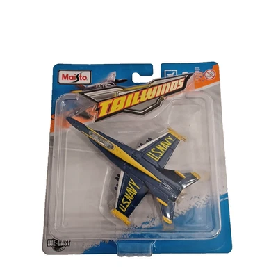 Maisto 2025 U.S. Navy Blue Angels F/A-18 Hornet modelo de avión 1:87 Foto 1 de 3