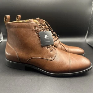 Botas con cordones JF J Ferrar Colebrook para hombre - marrón - talla 13 nuevas con etiquetas - Imagen 1 de 11