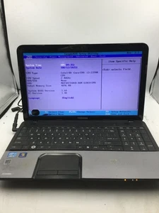 TOSHIBA SATELLITE C855-S5239P - BOOTS TO BIOS - INTEL I3 2370 - 4GB RAM -READ-BB - Picture 1 of 8