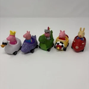 Lote de 5 vehículos Peppa Pig Jazwares Dino Dragon Rocket Swan - Imagen 1 de 16