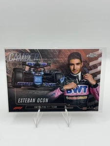 2024 Topps Chrome Logofractor Formula 1 - F1 Esteban Ocon Camber Rose Gold 1/1 - Picture 1 of 2