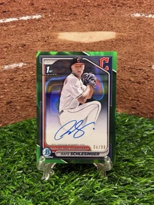 2024 Bowman Draft - Chrome Prospect Autographs Rafe Schlesinger Green Lava /99 - Picture 1 of 2