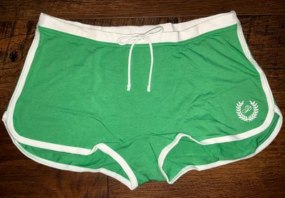 Calcinha Victoria's Secret rosa dormitório algodão listra verde selvagem G GG nova com etiquetas💚 - Imagem 1 de 4