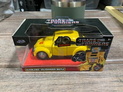 JADA 1:32 TRANSFORMERS BUMBLEBEE VOLKSWAGEN BEETLE - Image 1 of 2