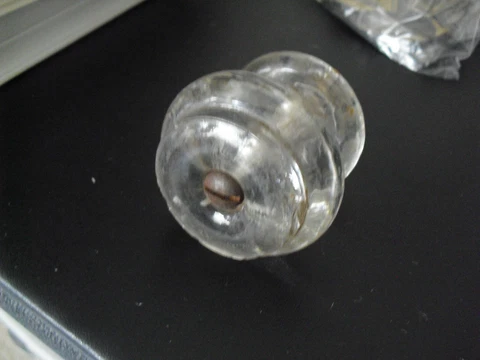 Antique Glass Door Knob 2" Wide Look Cover