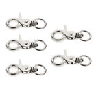  5 Pcs Birdcage Lock Stainless Steel Snap Hook Cages for Parrots