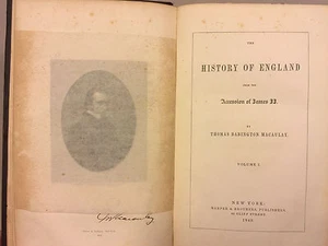 2 Volume History of England from the Accession of James II 1849 Thomas Macaulay - Picture 1 of 12