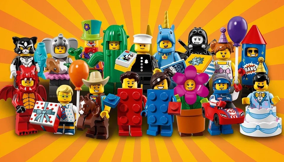 Lego Minifigura Série 18 71021 40 Anos Edição Limitada Novo em Bolsa Aberta - Imagem 1 de 1