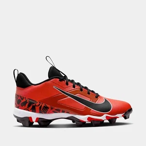 Men's Nike Alpha Menace 4 Shark NRG Football Cleats SZ 11 FQ4536-600 Red Black - Picture 1 of 10