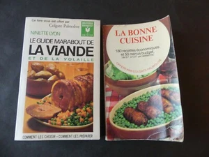 LOT DE 2 LIVRES GUIDE DE LA VIANDE ET VOLAILLE ET LA BONNE CUISINE - Bild 1 von 1