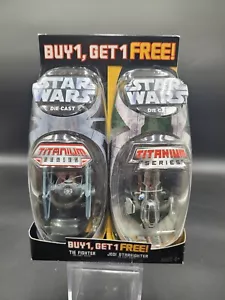 STAR WARS SEALED Die Cast Titanium Series 2006 Promo 2-Pack NOS - Picture 1 of 7