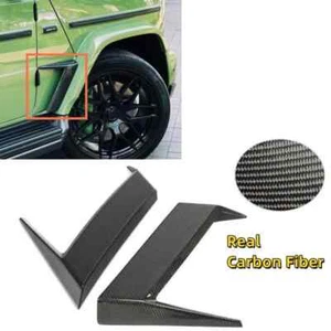 For Benz G Class W463 W464 G500 G63 AMG Real Carbon Fiber Side Fender Vent Trims - Picture 1 of 12
