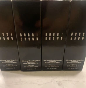 BOBBI BROWN Skin Long Wear Weightless Foundation SPF 15 1oz ( Pick Your Shade) - Picture 1 of 15