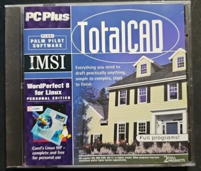 Total Cad : The Precision of CAD With Incredible Ease (PC CD ROM, 1997) - Image 1 of 2