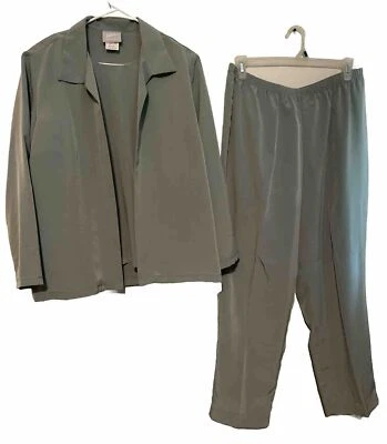 Vintage Blair Women’s Pantsuit Three Piece Mint Green Size XL - Image 1 of 4