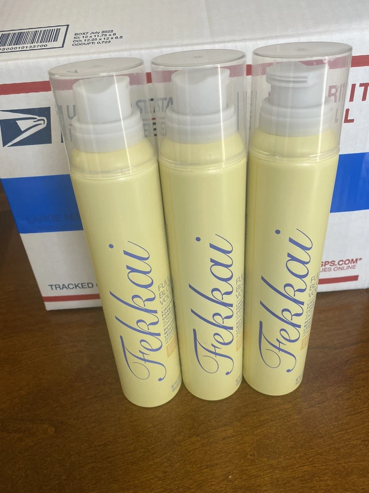 3 PACK FEKKAI FULL BLOWN VOLUME LIGHTWEIGHT FOAM CONDITIONER ~ 6.6oz 189g - Image 1 of 3